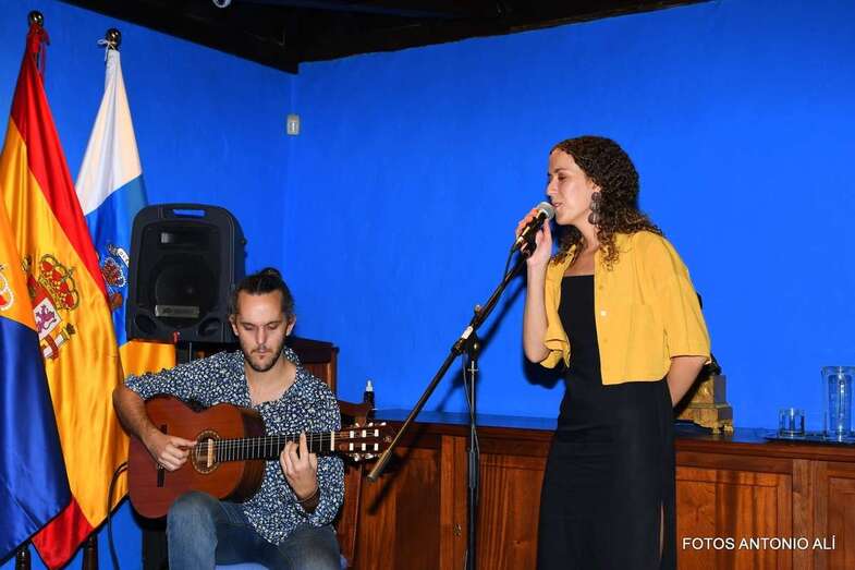 Momento del concierto de esta noche en la Casa Museo León y Castillo/Antonio Alí.